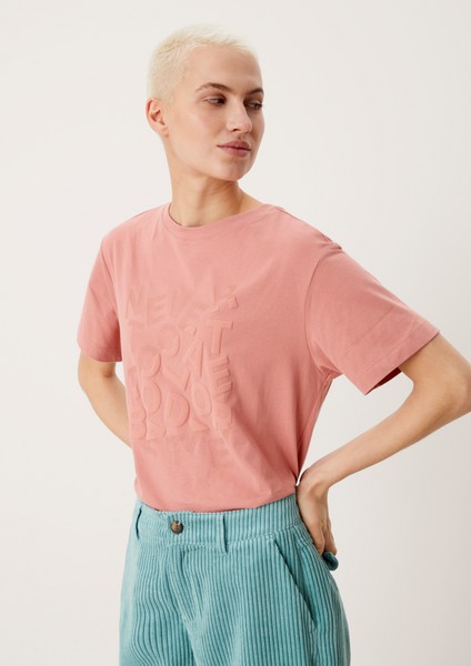Femmes Shirts & tops | T-shirt en jersey orné d'une inscription imprimée - YP48326