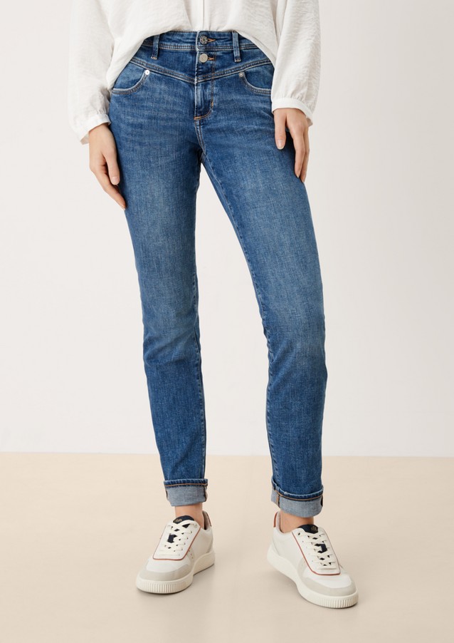 Femmes Jeans | Slim : jean à chanteau - CA40740