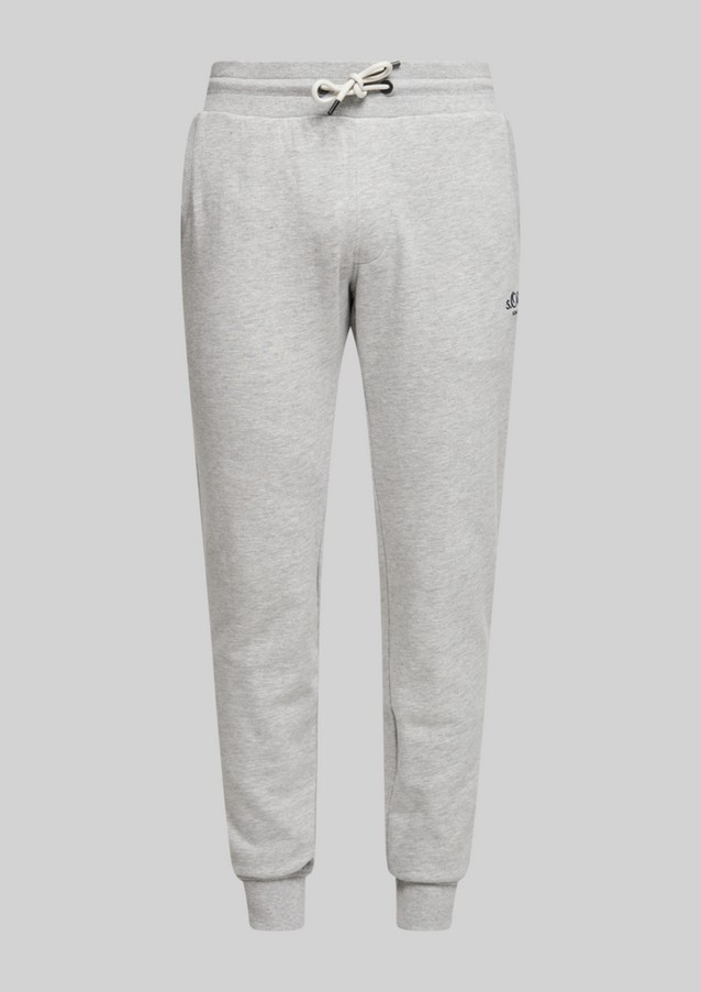 Men Trousers | Regular: tracksuit bottoms made of sweatshirt fabric - QI13629