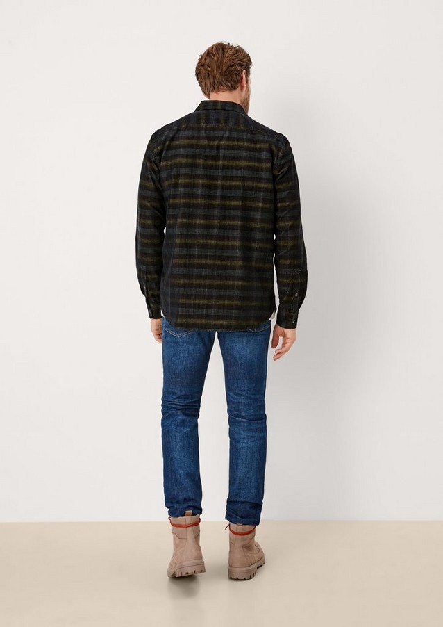 Hommes Chemises | Regular : chemise en velours côtelé - NN39835