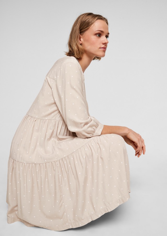 Damen Kleider | Viskosekleid mit Allovermuster - ER40791