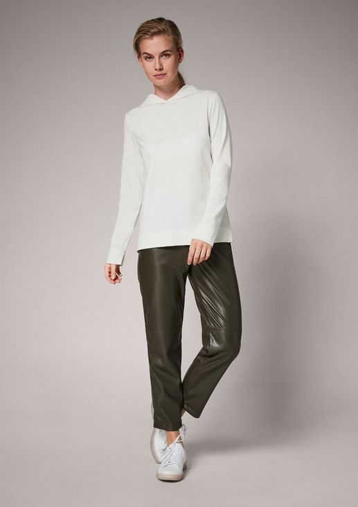 Sporty long sleeve top in blended lyocell from comma