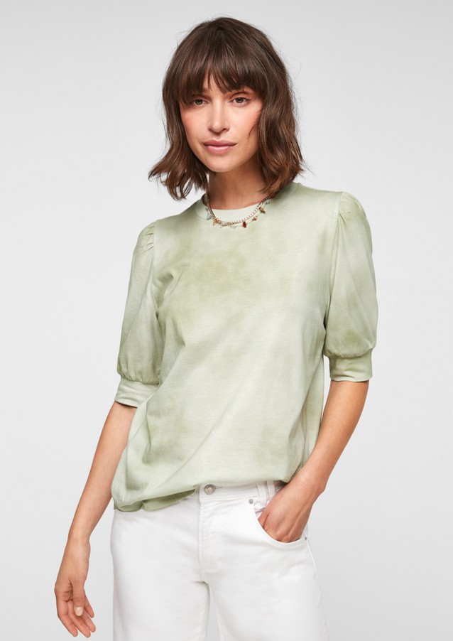 Damen Shirts & Tops | Jerseyshirt mit Puffärmeln - QE31684