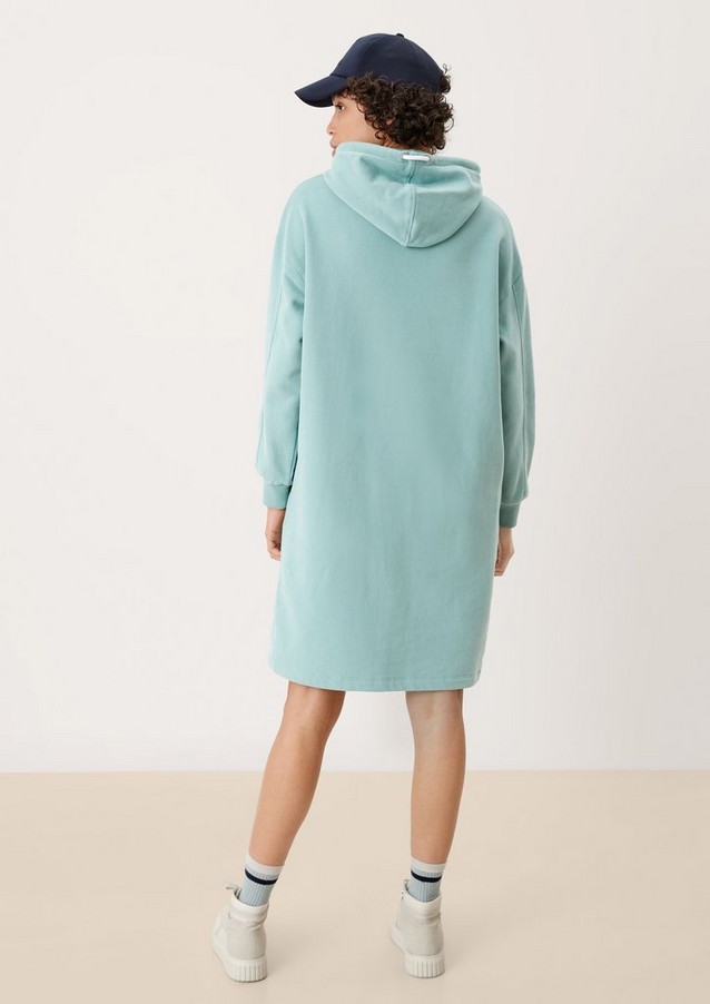 Femmes Robes | Robe molletonnée à capuche - SP08329
