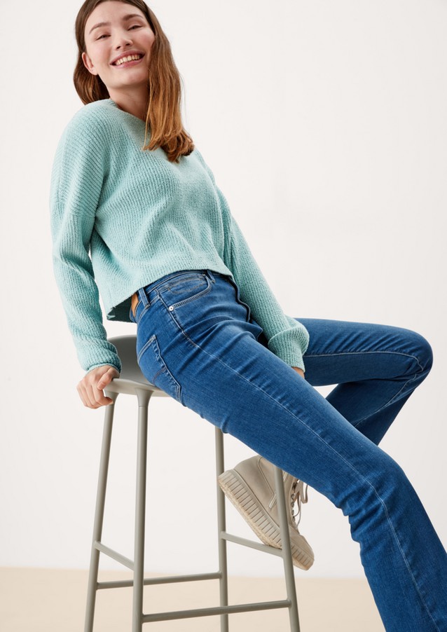 Women Jumpers & sweatshirts | Chenille jumper with a ribbed texture - WF16237