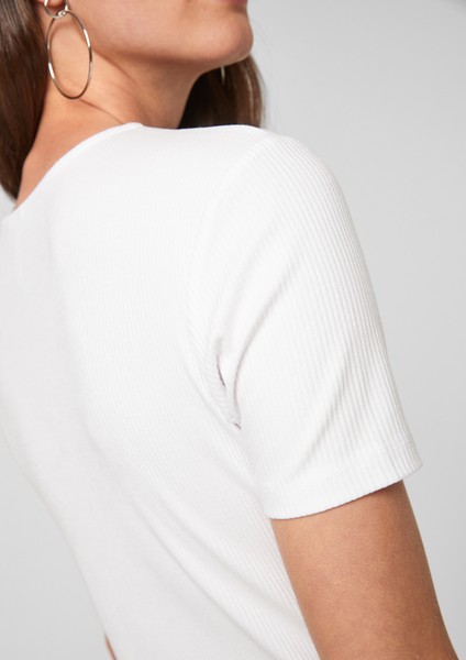 Damen Shirts & Tops | Rippshirt mit Ringdetail - AT90368
