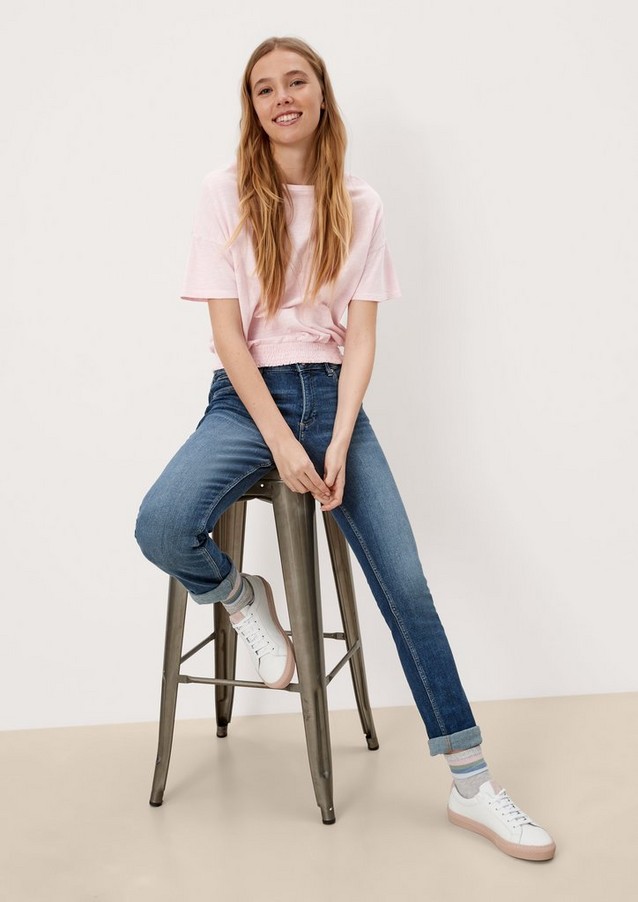 Damen Shirts & Tops | Cropped Shirt aus Baumwolle - VM25663