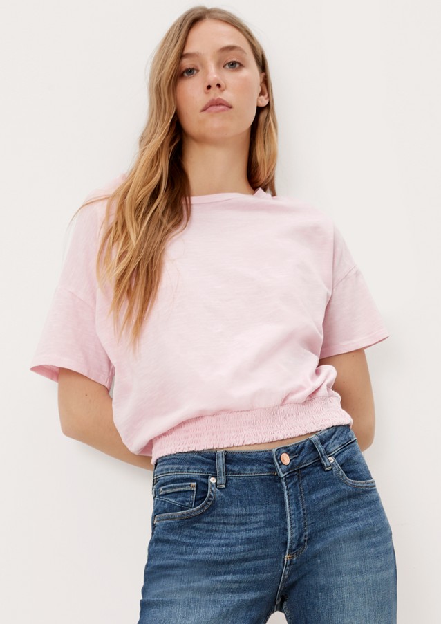 Damen Shirts & Tops | Cropped Shirt aus Baumwolle - VM25663