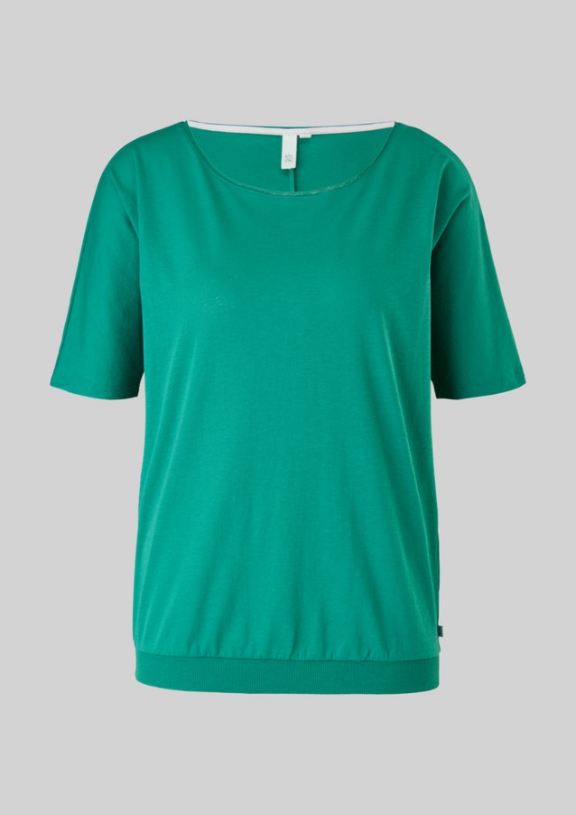 Femmes Shirts & tops | T-shirt à ceinture côtelée - AI03830