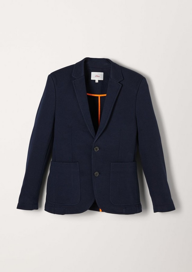 Junior Boys (sizes 134-176) | Jacket in interlock jersey - MO03448