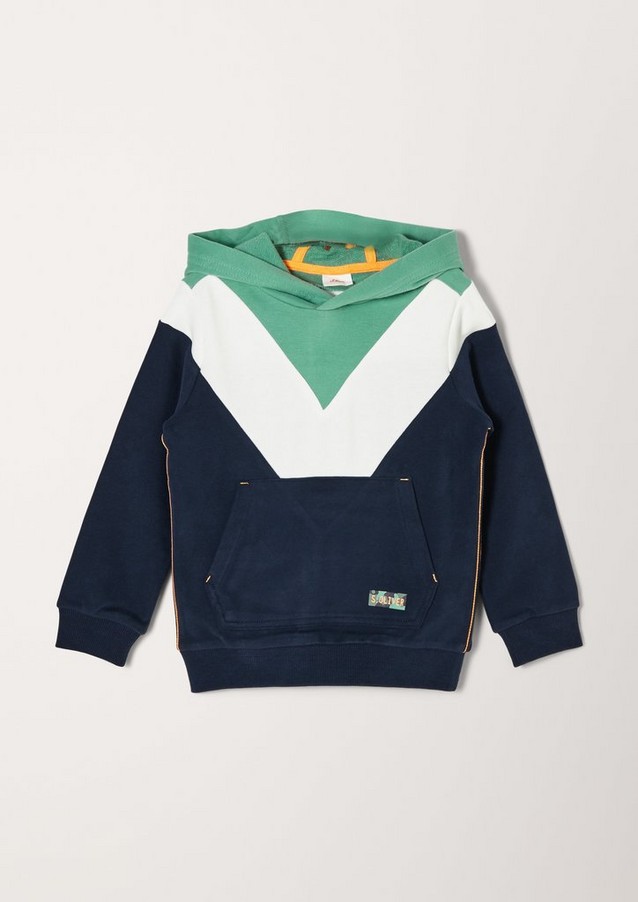 Junior Kids (sizes 92-140) | Sweatshirt with colour blocking - ZG00212