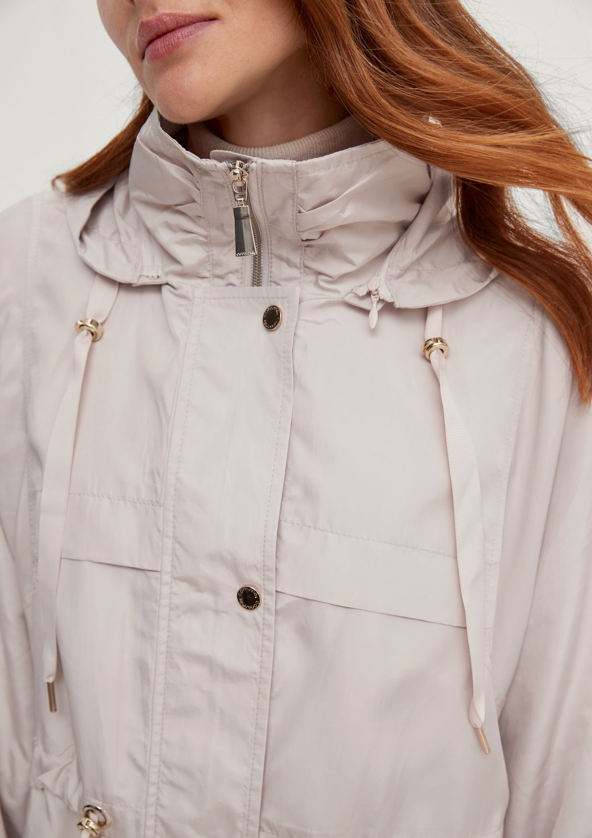 Jacket in a nylon look from comma