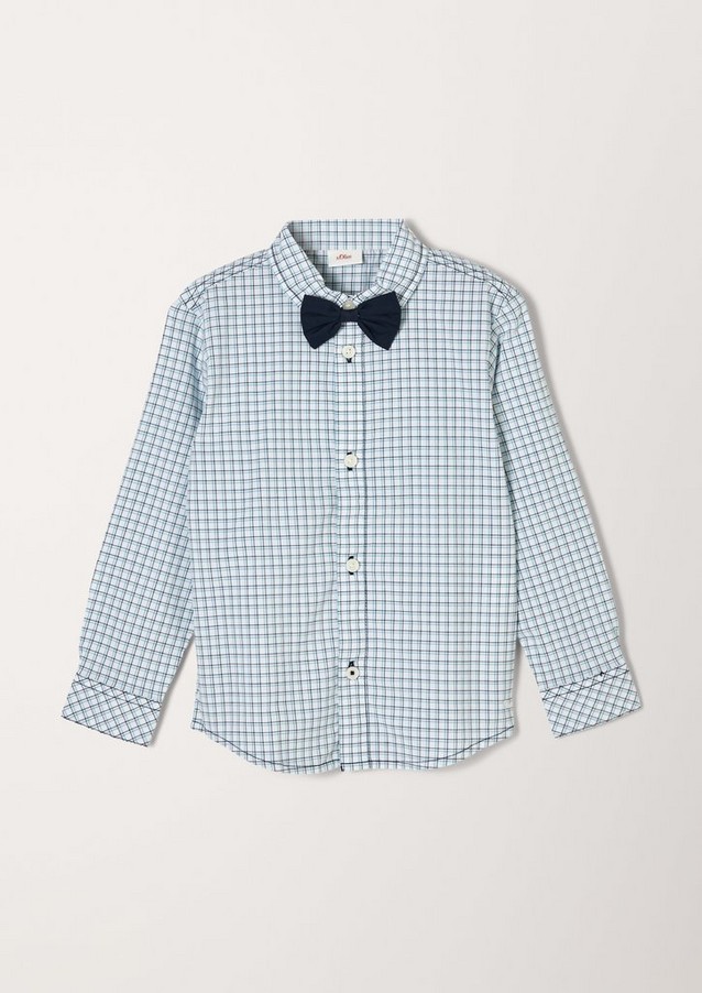 Junior Boys (sizes 134-176) | Shirt with a detachable bow tie - EI95080