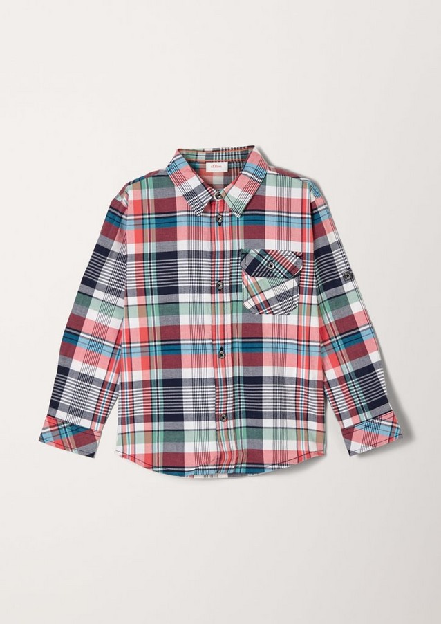 Junior Boys (sizes 134-176) | Shirt with a check pattern - DP37180