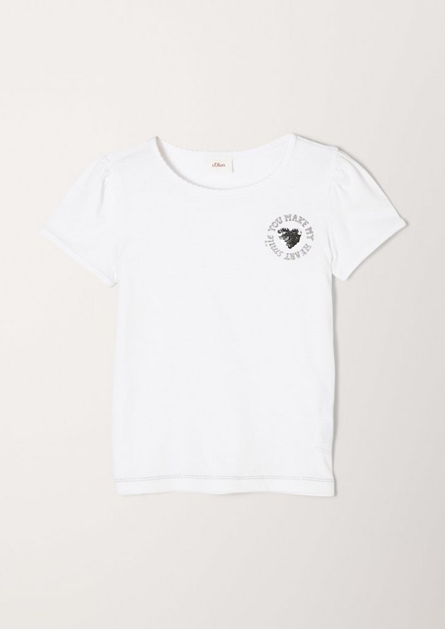 Junior Kids (Größen 92-140) | T-Shirt mit Pailletten-Detail - PM13718