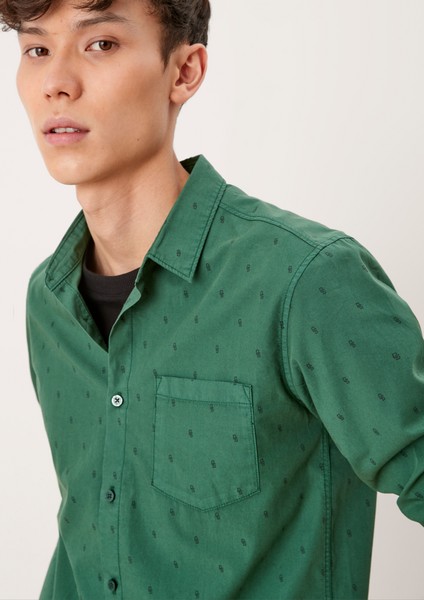 Hommes Chemises | Extra Slim : Chemise à imprimé à leffigie de la marque - UN84719