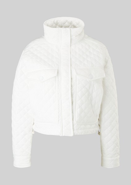 Women Jackets | Quilted jacket with a stand-up collar - MZ57554
