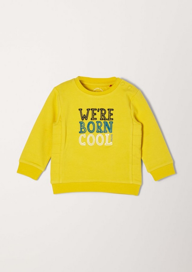 Junior Boys (sizes 50-92) | Jumper with statement embroidery - MF02337