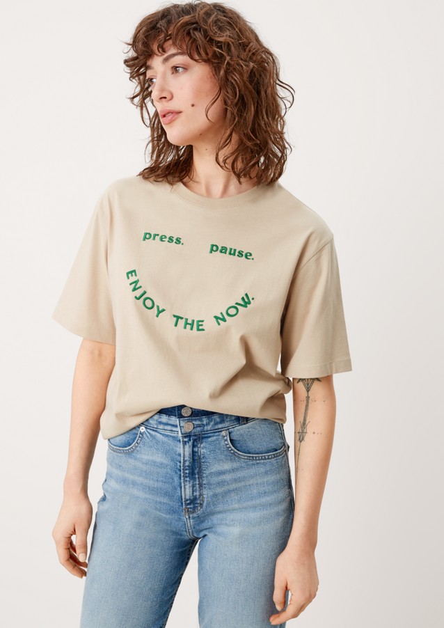 Damen Shirts & Tops | Lockeres Print-Shirt - YY90177