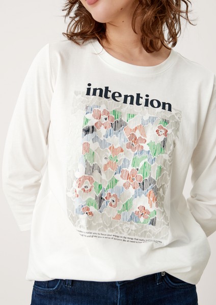 Femmes Shirts & tops | T-shirt à imprimé sur le devant - KU29837