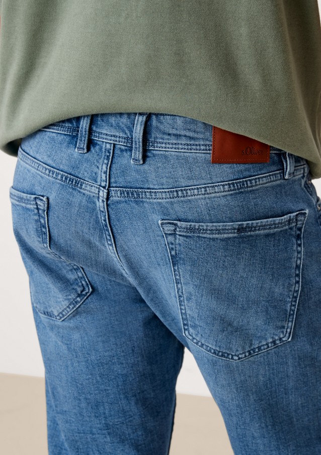 Men Jeans | Slim: jeans with a garment wash - GJ87555