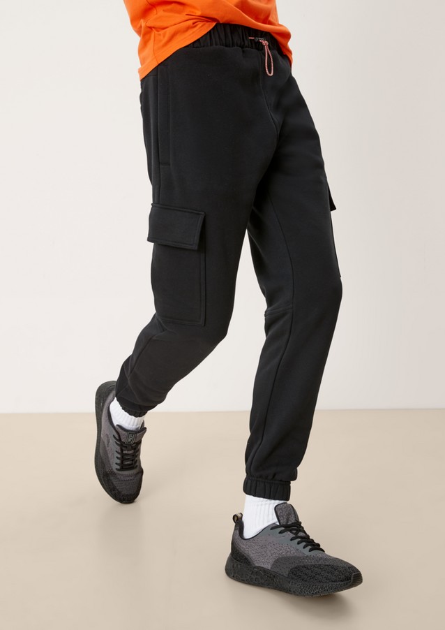 Men Trousers | Slim: Tracksuit bottoms with cargo pockets - HK57993