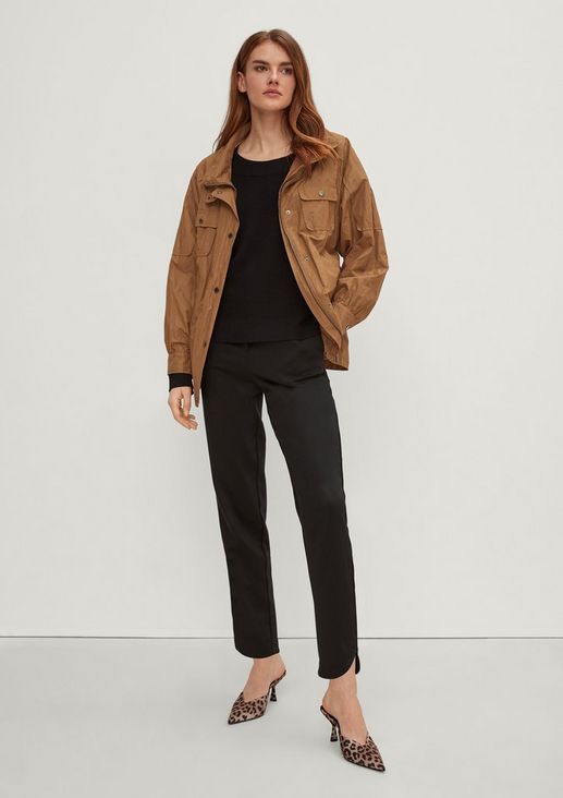 Jacket with a tie-around belt from comma