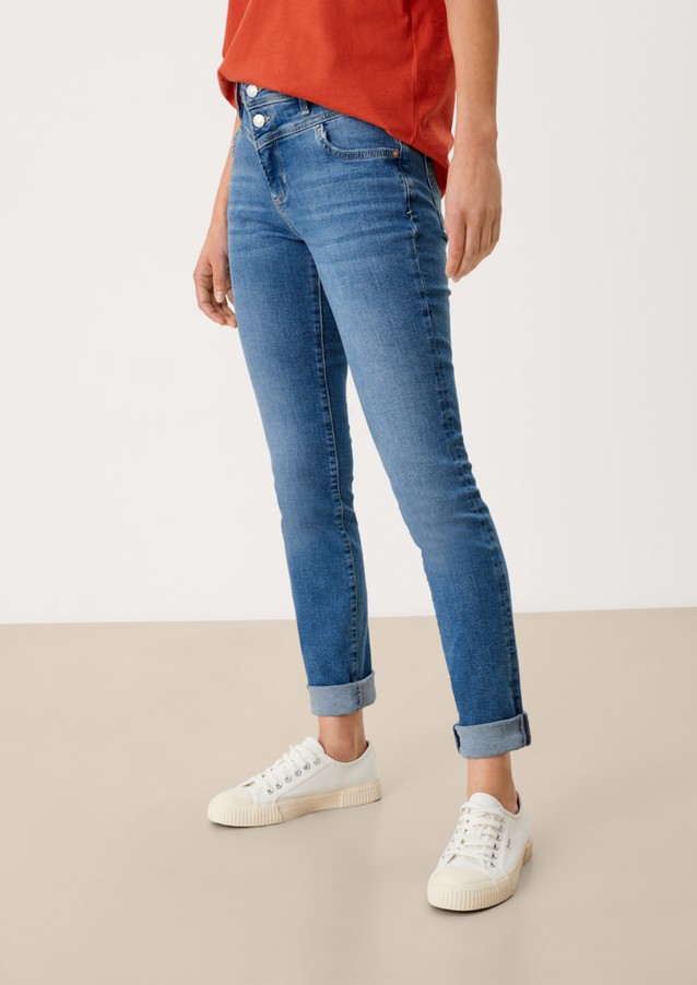 Women Jeans | Slim fit: jeans with a saddle yoke - TQ56392
