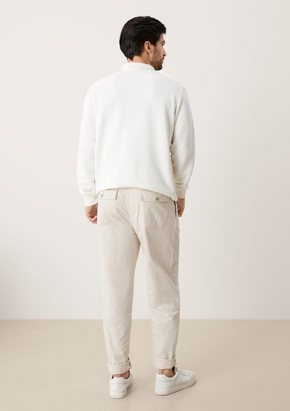 Men Trousers | Loose: Cotton chinos - ZY91992