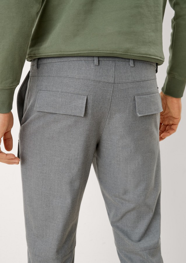 Men Trousers | Slim: chinos with flap pockets - TY95225