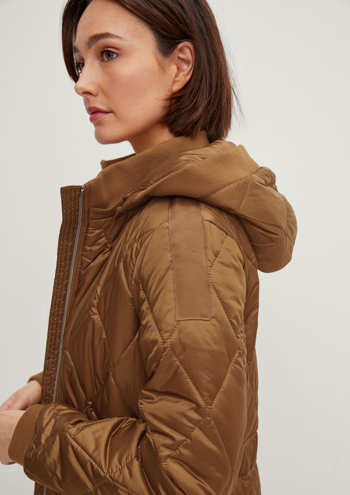 Quilted, padded coat from comma