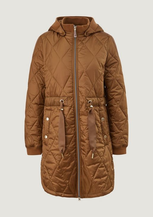 Quilted, padded coat from comma