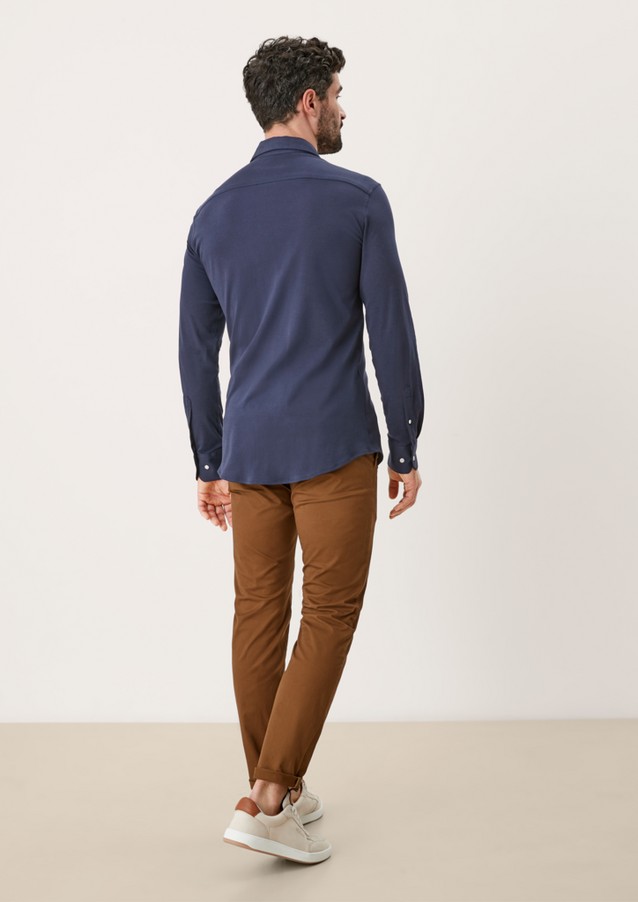 Hommes Chemises | Chemise à manches longues en jersey interlock - SX44837