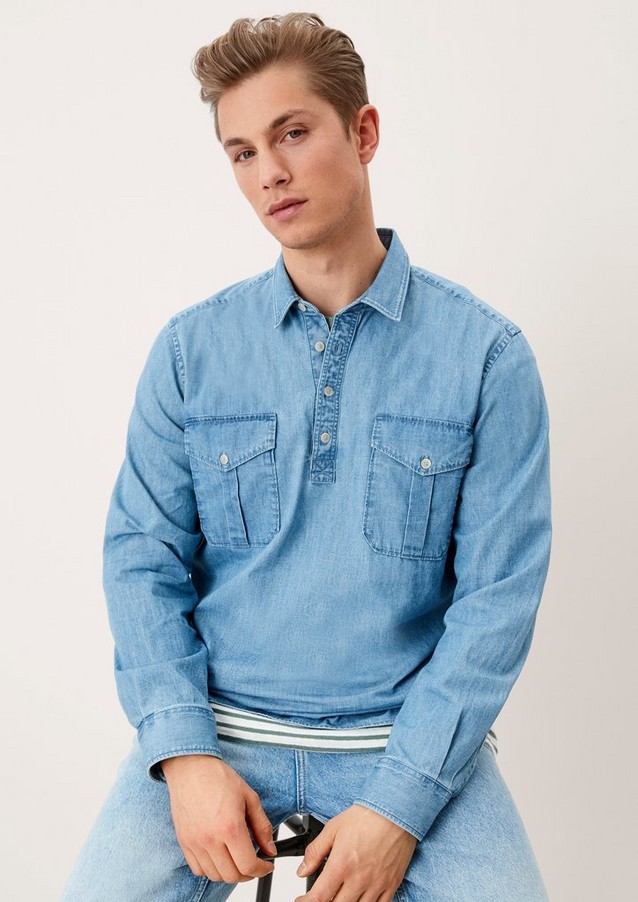 Hommes Chemises | Regular : chemise à col Kent - PB52869
