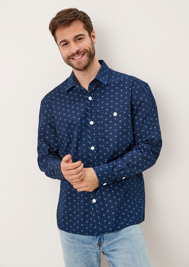 Hommes Chemises | Relaxed : chemise à imprimé all-over - QI20818