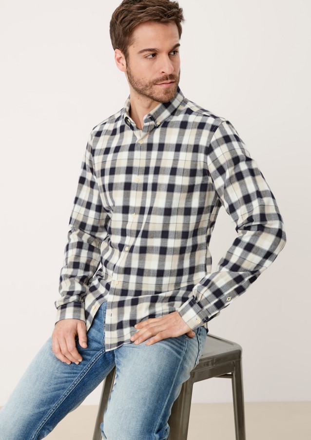 Hommes Chemises | Slim : chemise à carreaux - KW13352