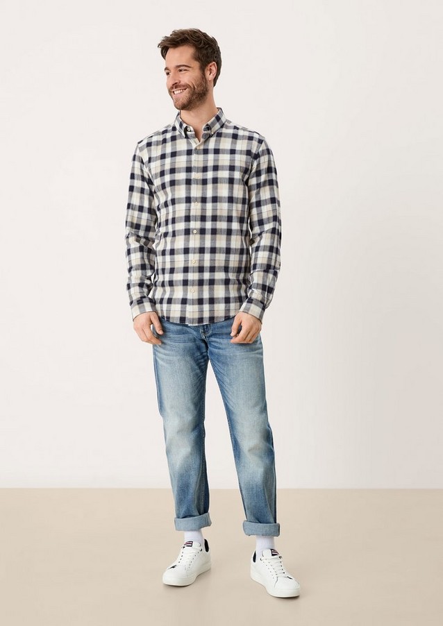 Hommes Chemises | Slim : chemise à carreaux - KW13352
