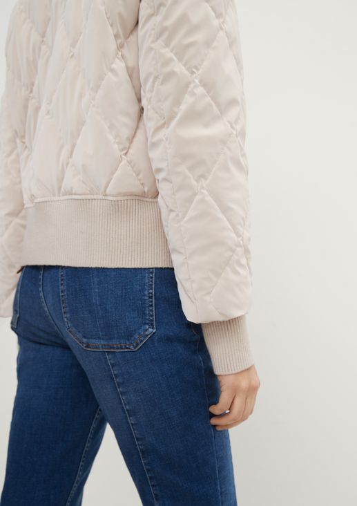 Bomber-style quilted jacket from comma