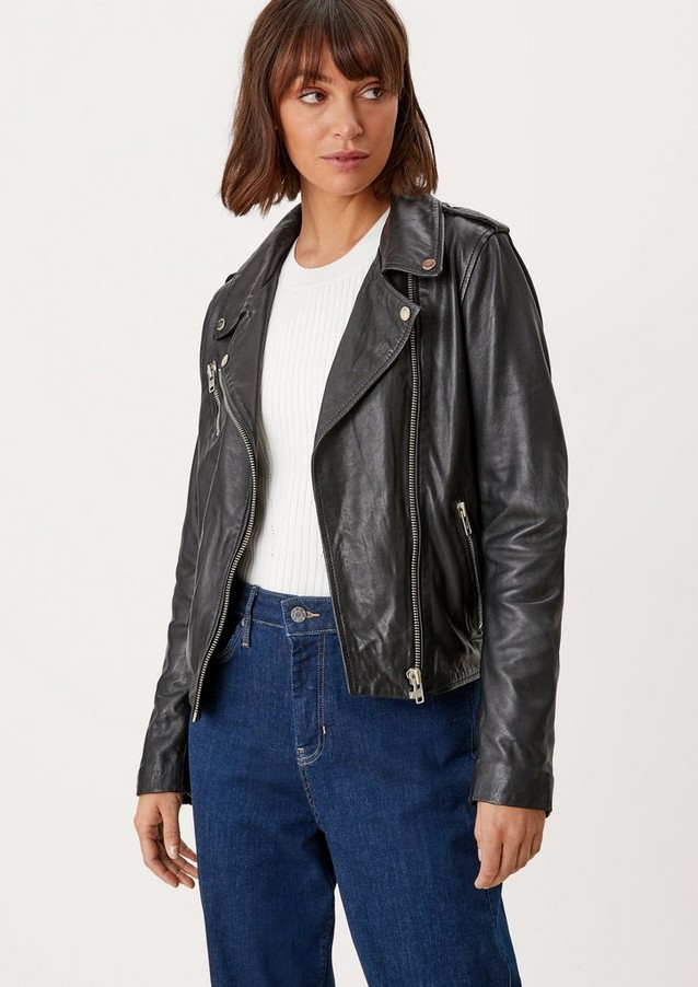 Women Jackets | Soft leather jacket - CO08421