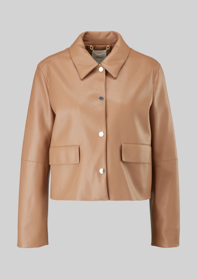 Women Jackets | Soft faux leather jacket - IA11777