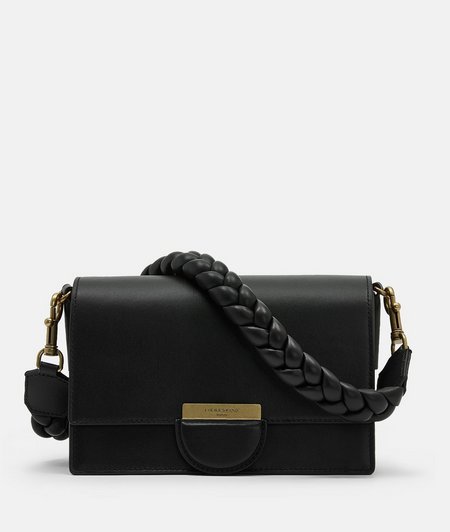Elegant cross-body bag made of leather from liebeskind