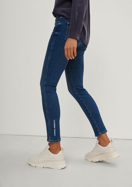 Skinny: Jeans mit Used-Effekten 