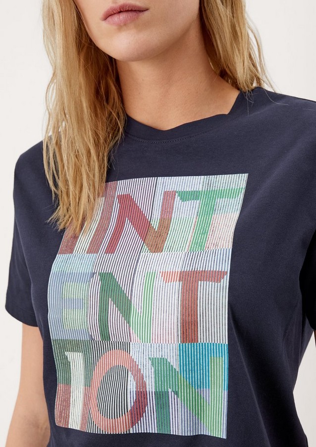 Femmes Shirts & tops | T-shirt à imprimé sur le devant - OR06228