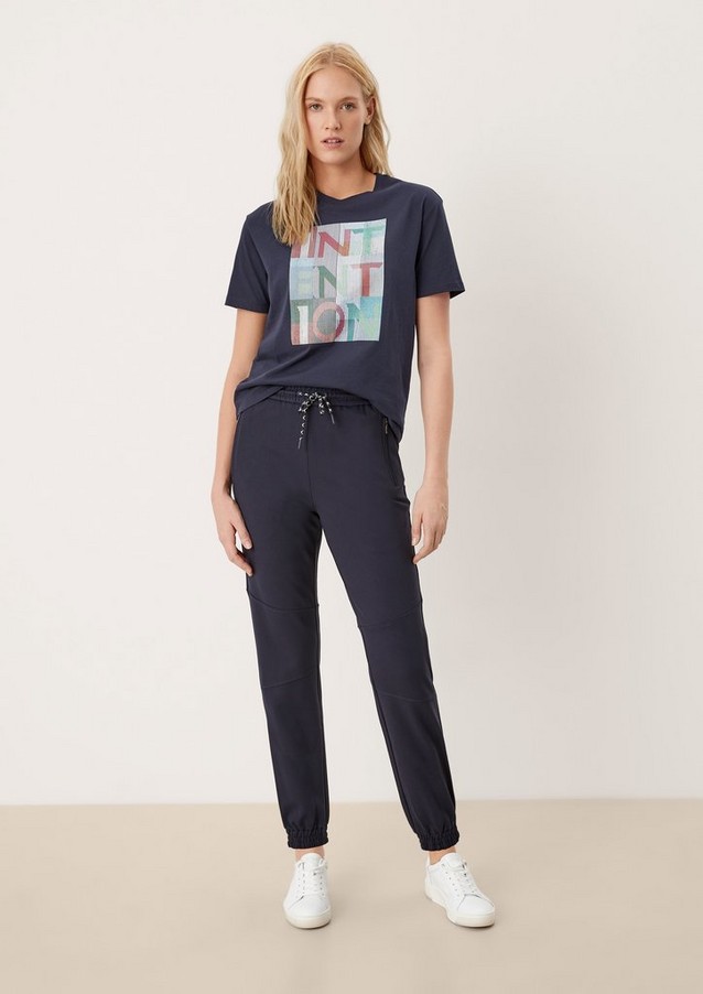 Damen Shirts & Tops | T-Shirt mit Frontprint - QL05513