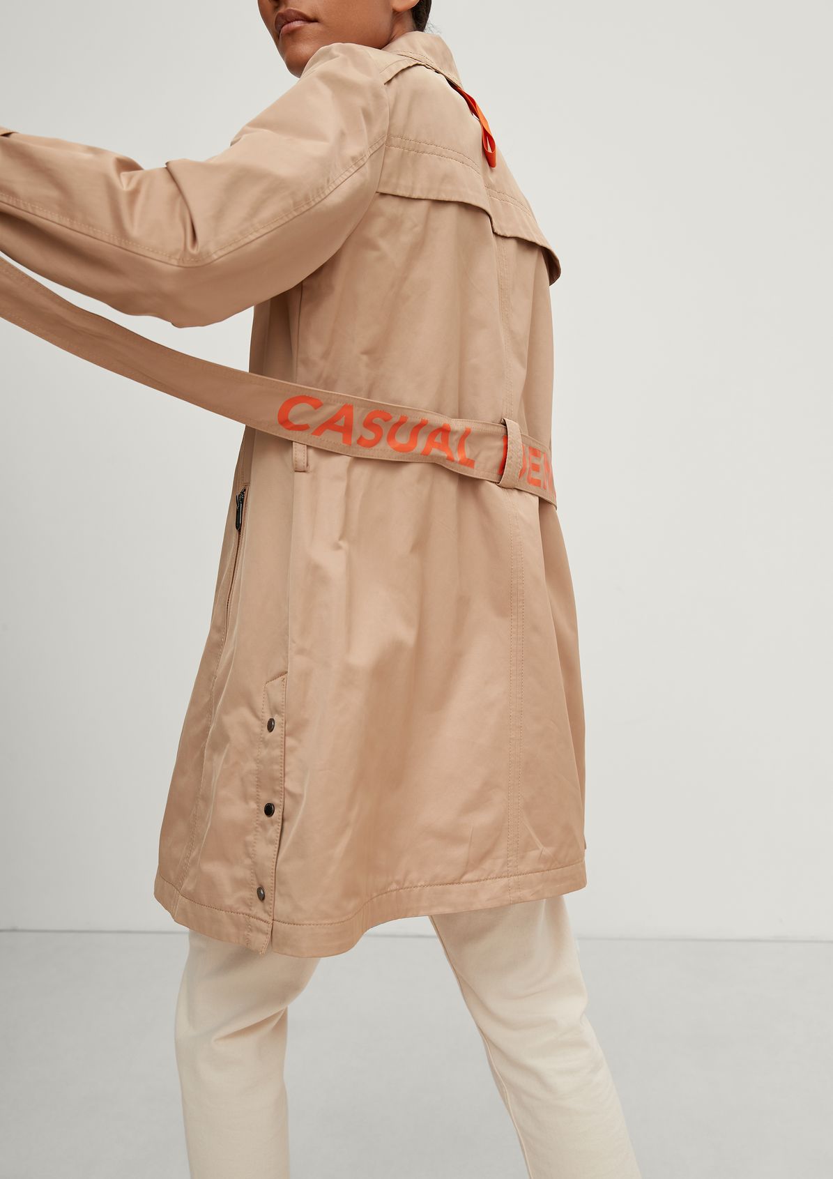 Twill trench coat from comma