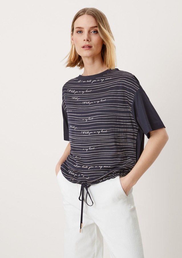 Damen Shirts & Tops | T-Shirt mit Blusenfront - ZO15706
