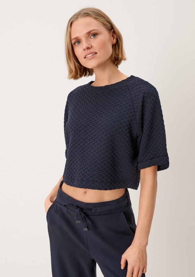 Damen Pullover & Sweatshirts | Shirt im Cropped-Style - JK24078