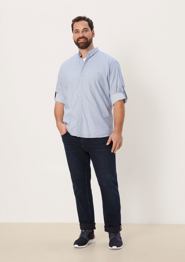 Hommes Big Sizes | Slim : chemise à manches retroussables - YT10692
