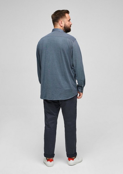 Hommes Big Sizes | Slim : chemise en maille piquée de coton - UQ77489