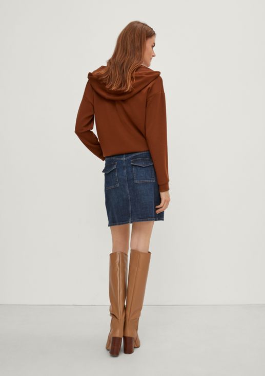 Regular: skirt with flap pockets from comma